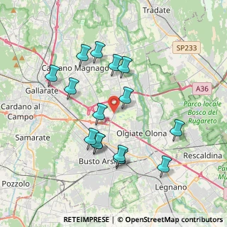 Mappa Strada Provinciale, 21058 Solbiate Olona VA, Italia (3.636)