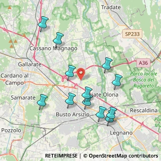 Mappa Strada Provinciale, 21058 Solbiate Olona VA, Italia (4.06667)