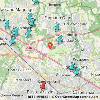 Mappa Strada Provinciale, 21058 Solbiate Olona VA, Italia (2.86929)