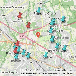 Mappa Strada Provinciale, 21058 Solbiate Olona VA, Italia (2.5635)