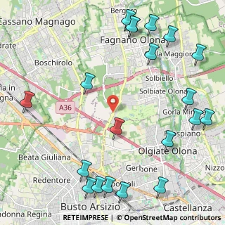 Mappa Strada Provinciale, 21058 Solbiate Olona VA, Italia (2.9415)