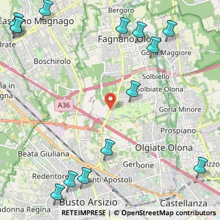 Mappa Strada Provinciale, 21058 Solbiate Olona VA, Italia (3.44214)
