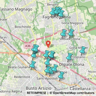 Mappa Strada Provinciale, 21058 Solbiate Olona VA, Italia (2.133)