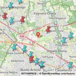 Mappa Strada Provinciale, 21058 Solbiate Olona VA, Italia (3.29063)