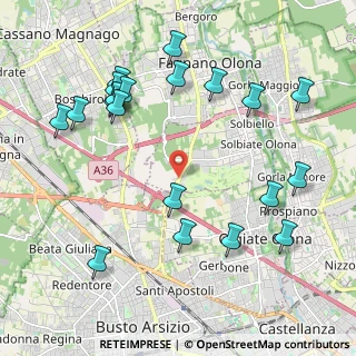 Mappa Strada Provinciale, 21058 Solbiate Olona VA, Italia (2.38)