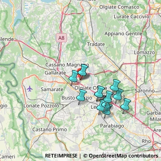 Mappa Strada Provinciale, 21058 Solbiate Olona VA, Italia (6.25923)
