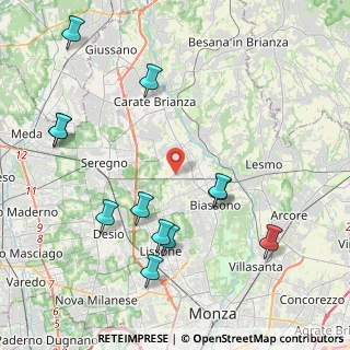 Mappa Via Giacomo Matteotti, 20845 Sovico MB, Italia (4.72917)