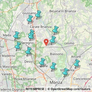 Mappa Via Giacomo Matteotti, 20845 Sovico MB, Italia (4.50308)