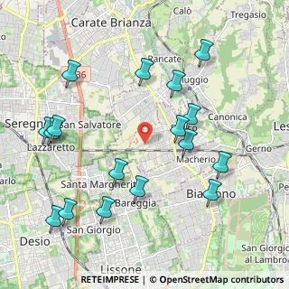 Mappa Via Giacomo Matteotti, 20845 Sovico MB, Italia (2.31059)