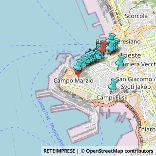 Mappa Via Belpoggio, 34123 Trieste TS, Italia (0.7125)