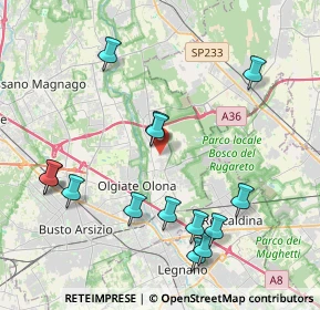 Mappa 21055 Gorla minore VA, Italia (4.425)