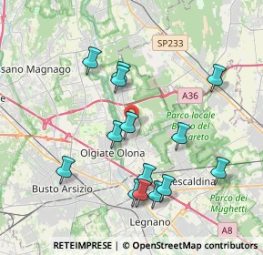 Mappa 21055 Gorla minore VA, Italia (3.83071)