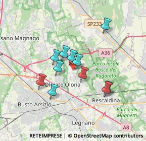 Mappa 21055 Gorla minore VA, Italia (2.71182)