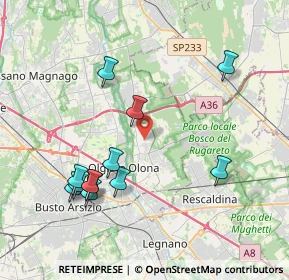 Mappa 21055 Gorla minore VA, Italia (4.13)