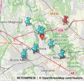 Mappa 21055 Gorla minore VA, Italia (3.48455)