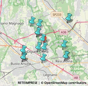 Mappa 21055 Gorla minore VA, Italia (3.47188)