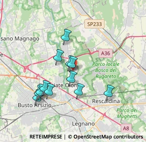 Mappa 21055 Gorla minore VA, Italia (3.23333)