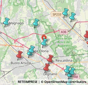 Mappa 21055 Gorla minore VA, Italia (5.935)