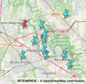 Mappa 21055 Gorla minore VA, Italia (3.35909)
