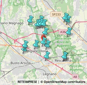 Mappa 21055 Gorla minore VA, Italia (3.21778)