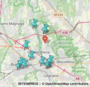 Mappa 21055 Gorla minore VA, Italia (4.075)