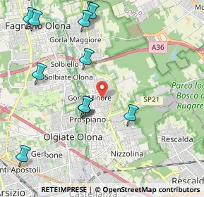 Mappa 21055 Gorla minore VA, Italia (2.37417)