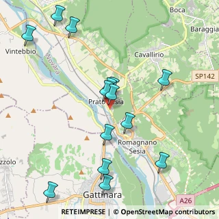 Mappa Via Frà Dolcino, 28077 Prato Sesia NO, Italia (2.21286)