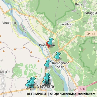 Mappa Via Frà Dolcino, 28077 Prato Sesia NO, Italia (2.95846)
