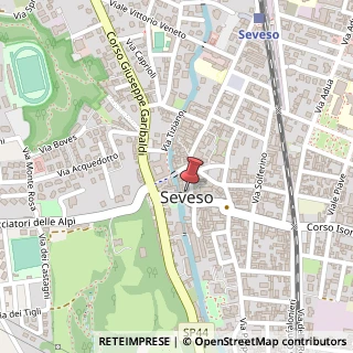 Mappa Piazza Cardinal Ferrari, 3, 20822 Seveso, Monza e Brianza (Lombardia)