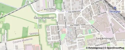 Mappa Seregno