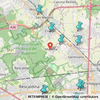 Mappa Via Francesco Petrarca, 21040 Cislago VA, Italia (3.34636)