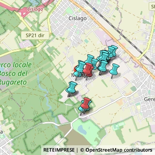 Mappa Via Francesco Petrarca, 21040 Cislago VA, Italia (0.608)