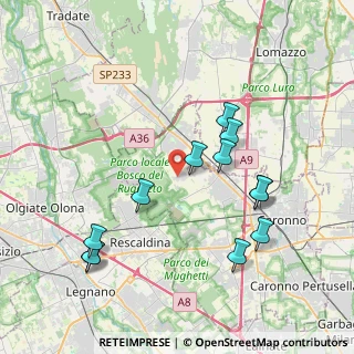Mappa Via Francesco Petrarca, 21040 Cislago VA, Italia (4.02333)