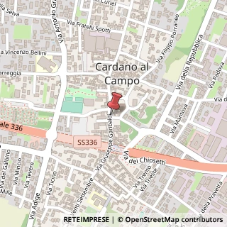 Mappa Piazza Sant'Anastasio, 7, 21010 Cardano al Campo, Varese (Lombardia)
