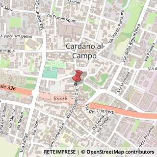 Mappa Via G. Garibaldi, 4, 21010 Cardano al Campo, Varese (Lombardia)