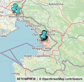 Mappa Via dei Navali, 34143 Trieste TS, Italia (7.07231)