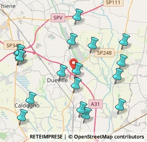 Mappa Via Lago di Garda, 36031 Dueville VI, Italia (4.71722)