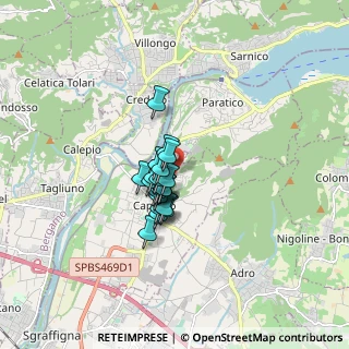 Mappa Via F. Petrarca, 25031 Capriolo BS, Italia (0.9635)