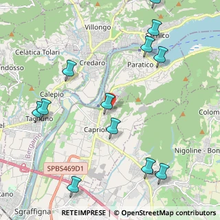 Mappa Via Dante Alighieri, 25031 Capriolo BS, Italia (2.6325)