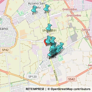 Mappa Via Aldo Moro, 24050 Zanica BG, Italia (0.5775)