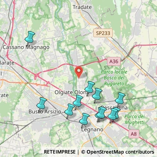 Mappa Via Roma, 21055 Gorla Minore VA, Italia (4.94167)