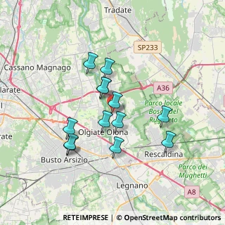Mappa Via Roma, 21055 Gorla Minore VA, Italia (2.95154)