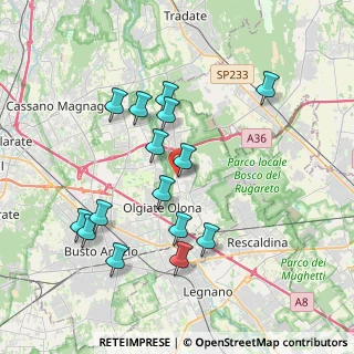 Mappa Via Roma, 21055 Gorla Minore VA, Italia (3.72467)