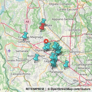 Mappa Via Roma, 21055 Gorla Minore VA, Italia (6.32063)