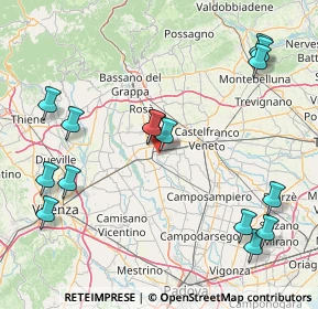 Mappa Via Luparense, 35013 Cittadella PD, Italia (19.65467)