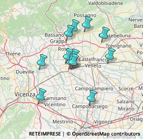 Mappa Via Luparense, 35013 Cittadella PD, Italia (11.34417)