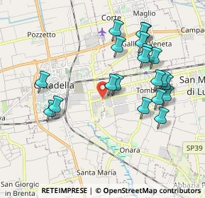 Mappa Via Luparense, 35013 Cittadella PD, Italia (1.939)