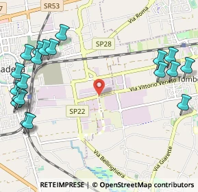 Mappa Via Luparense, 35013 Cittadella PD, Italia (1.486)