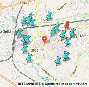 Mappa Via Luparense, 35013 Cittadella PD, Italia (0.9905)