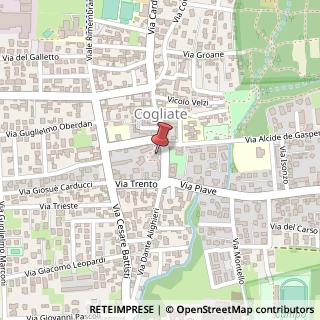 Mappa Via IV Novembre, 28, 20815 Cogliate, Monza e Brianza (Lombardia)